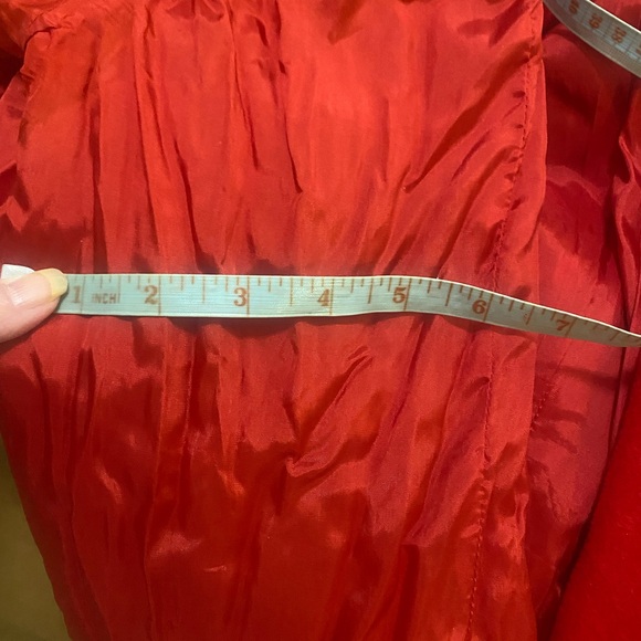 Vintage Liz Claiborne Red Double Breasted Jacket - Picture 8 of 9